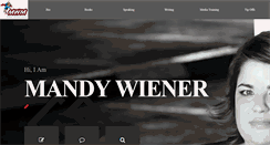 Desktop Screenshot of mandywiener.com